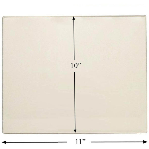 US Stove Door Glass (10" x 11"): 89115-AMP