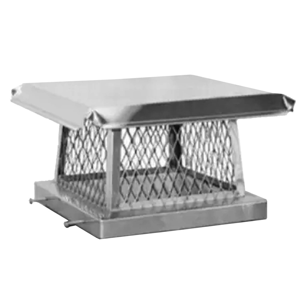 Stainless Steel Flue Cap , 21 in. x 14 in. x 8 in. H Chimney Cap in ...