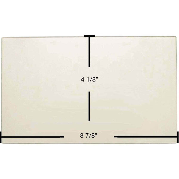 Vermont Castings Glass (8-7/8" x 4-1/8"): 700-1107